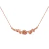 Lee Renee Women's Poppy & Poppy Seedpod Necklace - Rose Gold In Gold