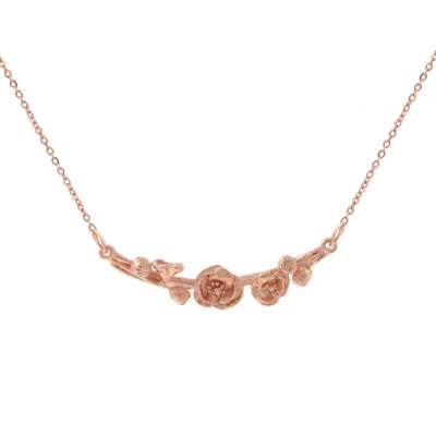 Lee Renee Women's Poppy & Poppy Seedpod Necklace - Rose Gold