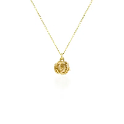 Lee Renee Women's Rose Necklace – Gold Vermeil