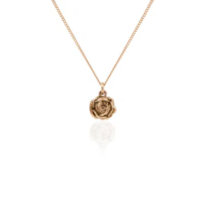Lee Renee Women's Rose Necklace – Rose Gold Vermeil