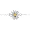 Lee Renee Women's Silver / Gold Daisy Bracelet – Silver & Gold In Multi