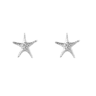 Lee Renee Women's Starfish Earrings - Silver