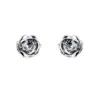 Lee Renee Women's Tiny Rose Stud Earrings Silver In Silver