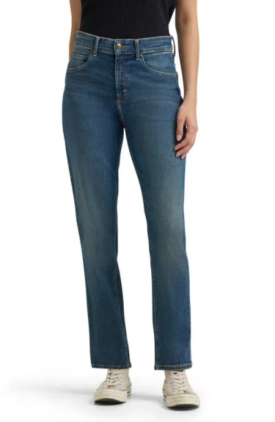 Lee Rider™ Ever Fit Mid Rise Slim Straight Leg Jeans In Blue