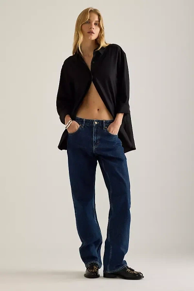 Lee Rider Loose Straight-leg Jeans In Blue