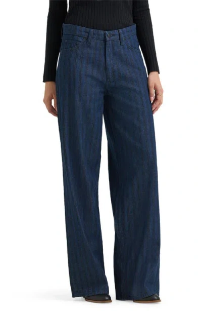 Lee Rider Loose Straight Leg Jeans In Hickory Rinse