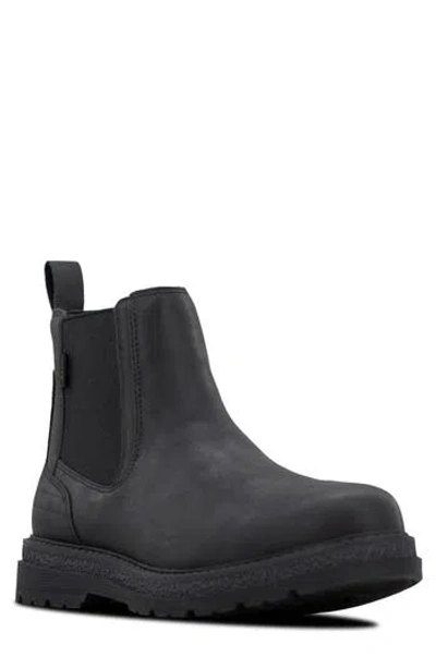 Lee Ridge Faux Leather Chelsea Boot In Black