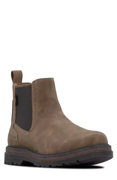 Lee Ridge Faux Leather Chelsea Boot In Brown