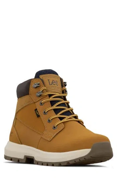 Lee Riker Lace-up Boot In Brown