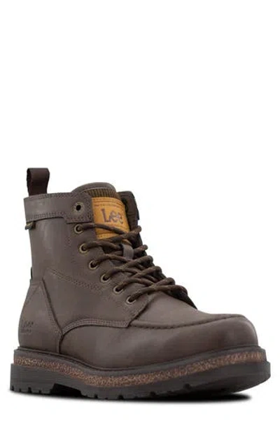 Lee Robin Faux Leather Boot In Brown