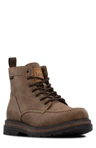 Lee Robin Faux Leather Boot In Brown