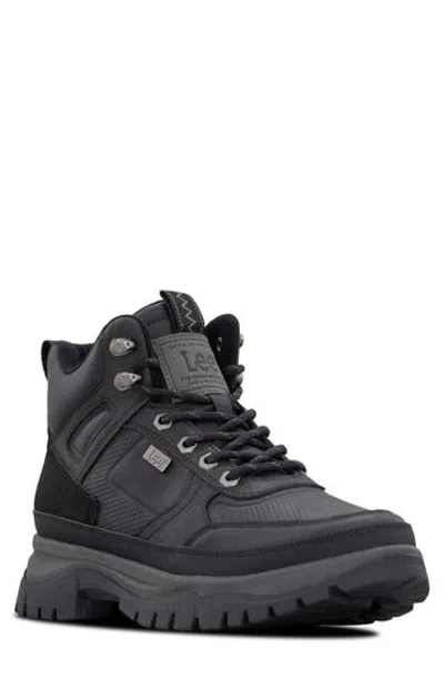Lee Ryder Lace Up Boot In Black