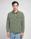 Lee Shirts Man  112350074 Workwear Olive Groove In Green