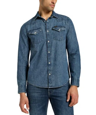 Lee Shirts Man  112355743 Green Aura In Multi