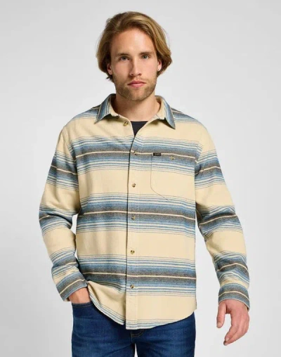 Lee Shirts Man  112355763 Beige In Metallic