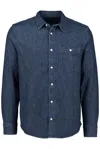 Lee Shirts Man  1123591 Road Map In Blue