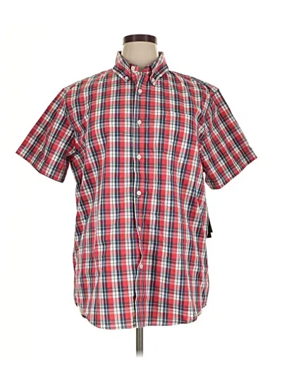 Lee Short Sve Button Down Shirt In Red