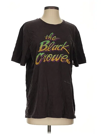 Pre-owned Lee Short Sve T-shirt In Black