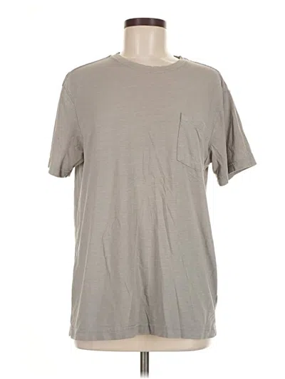 Pre-owned Lee Short Sve T-shirt In Gray