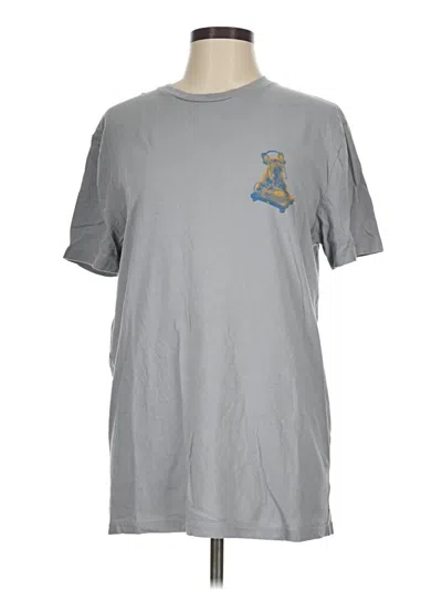 Pre-owned Lee Short Sve T-shirt In Gray