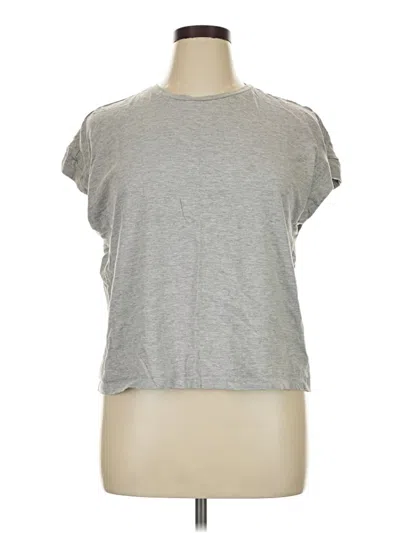 Pre-owned Lee Short Sve T-shirt In Gray