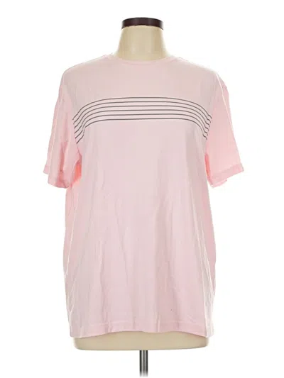 Pre-owned Lee Short Sve T-shirt In Pink
