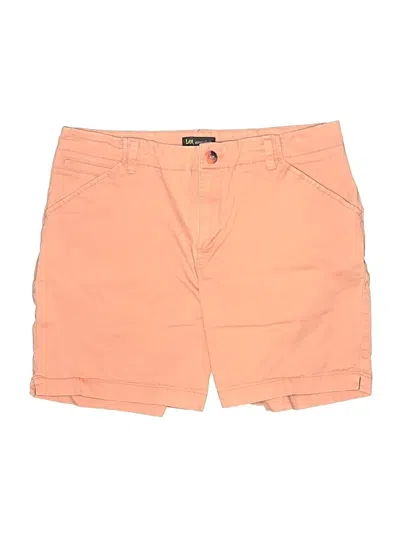 Pre-owned Lee Shorts In Pink/orange