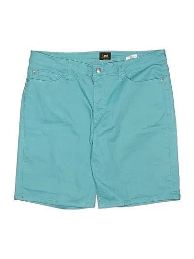 Pre-owned Lee Shorts In Teal