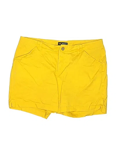 Pre-owned Lee Shorts In Yellow