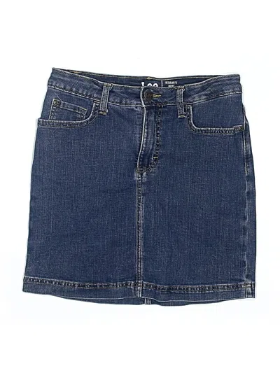 Pre-owned Lee Skort In Blue