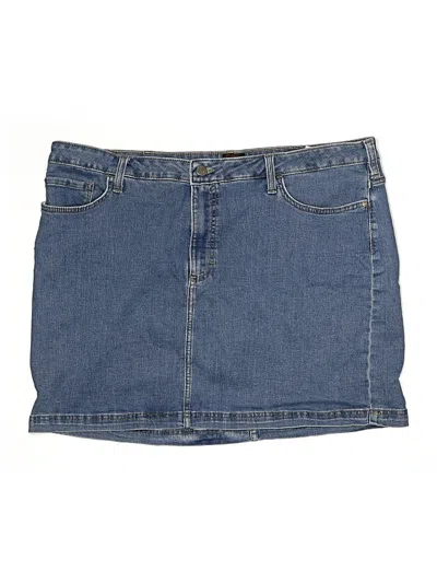 Pre-owned Lee Skort In Blue