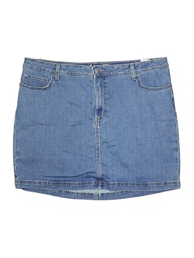 Pre-owned Lee Skort In Blue