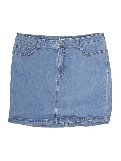 Pre-owned Lee Skort In Blue
