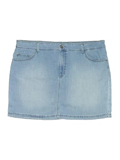 Pre-owned Lee Skort In Blue
