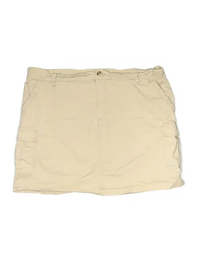 Pre-owned Lee Skort In Brown