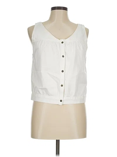 Pre-owned Lee Sveless Button Down Shirt In White