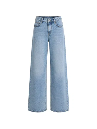Lee Stella Wide-leg Jeans In Blue