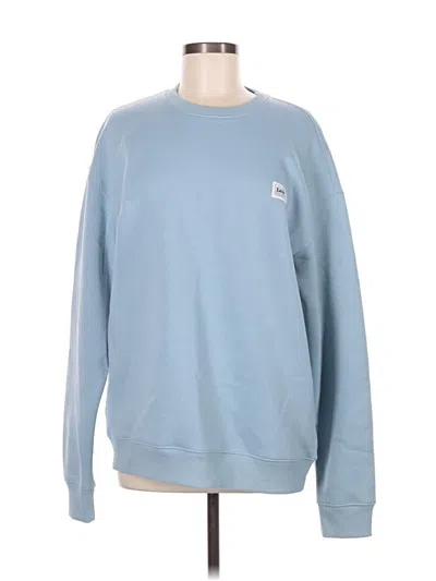 Pre-owned Lee Sweatshirt In Blue