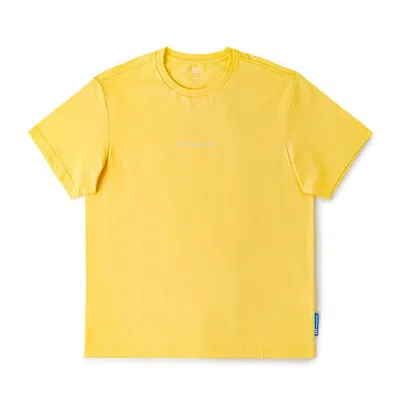 Lee 夏季商场同款舒适版圆领印花图案设计白色男短袖t恤休闲 In Yellow