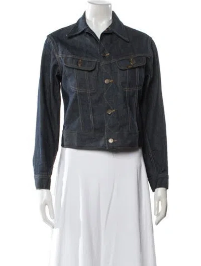 Pre-owned Lee Vintage 1970's Denim Jacket In Blue