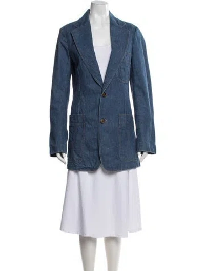 Pre-owned Lee Vintage Denim Jacket In Blue