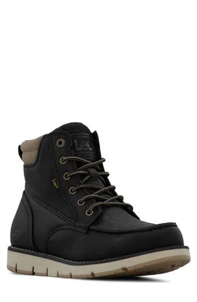 Lee Waylon Lace-up Boot In Black