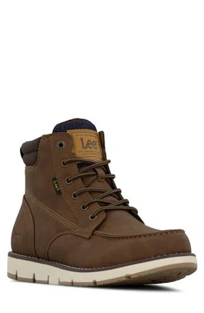 Lee Waylon Lace-up Boot In Brown