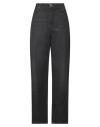 Lee Woman Denim Pants Black Size 31w-31l Cotton, Elastane In Black