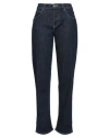 Lee Woman Jeans Blue Size 29w-31l Cotton, Elastane In Blue