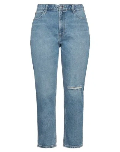 Lee Woman Jeans Blue Size 31w-31l Cotton, Elastane