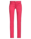Lee Woman Jeans Fuchsia Size 26w-l33 Cotton, Polyester, Elastane In Pink