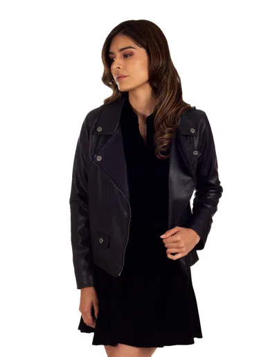 Lee Women's Biker Jacket In Black