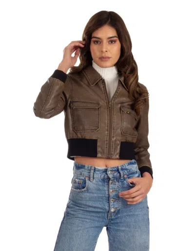 Lee Women's Fashion Jacket In Brown