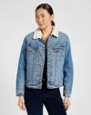 Lee Women's Outerwear And Jackets  112370869 Sherpa Teleport Me In Blue